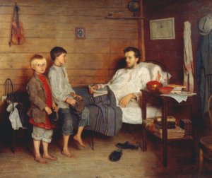 Chez le professeur malade