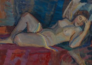 Nu. La Zone de Vénus, 1919 - Nikolai Pavlovich Ulyanov