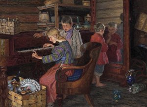 La socialisation, 1918 - Nikolai Petrovich Bogdanov Belsky