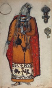 Wagner, Isolde / Figurine de Roerich - Nikolai Konstantinowitsch Roerich