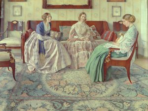 Trois Dames, 1916 - Nikolay Filippovich Petrov