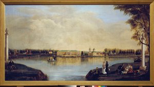 Vue du palais Kouskovo (Moscou, Russie) - Nikolay Ivanovich Podklyuchnikov