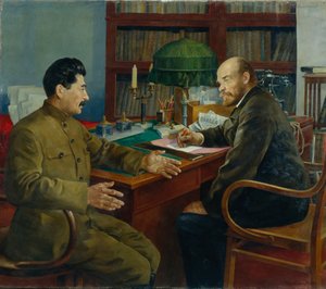 Lénine et Staline, 1938