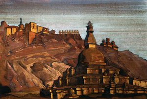 Paysage tibétain, c.1920
