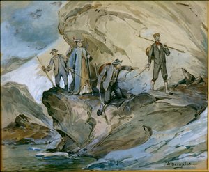 Randonnée sur le glacier de Hardanger