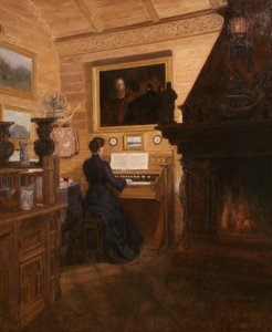 Femme au clavecin - Nils Dahl Alstrup