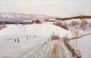 Hiver en Norvège - Nils Hansteen