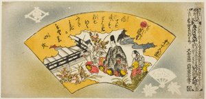 La prolifération des mauvaises herbes, n° 15 de la série "Genji en cinquante-quatre feuilles (Genji gojuyonmai no uchi)"