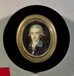 Portrait miniature du comte Hans Axel von Fersen (1755-1810) - Noel Halle