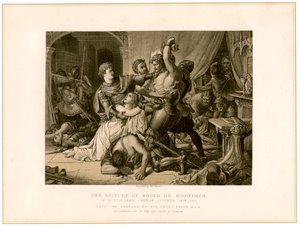 La capture de Roger de Mortimer 1287-1330 au château de Nottingham, XIXe siècle - Noel Paton