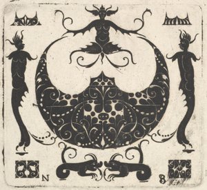 Bague en forme de lune et figures grotesques, vers 1620-30 - Noel Rouillard