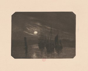 Un port au clair de lune