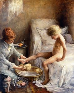 La toilette de Jean Guerard, 1889 - Norbert Goeneutte