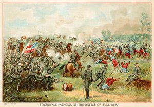 Stonewall Jackson, à la bataille de Bull Run - North American