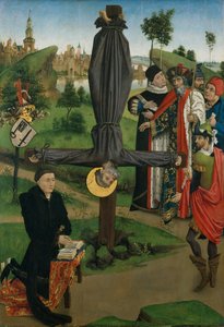 La Crucifixion de Saint Pierre avec un donateur, La Légende de Saint Antoine Abbé avec un donateur