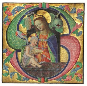 Madonna et enfant, probablement Milan, vers 1490 - Northern Italian School
