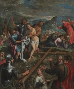 Préparation pour la crucifixion, vers 1600