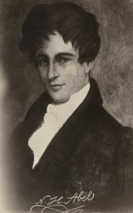 Niels Henrik Abel (1801-1829), mathématicien norvégien - Norwegian School