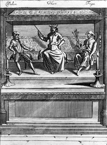 Woden, Thor et Friga, 1670-1680