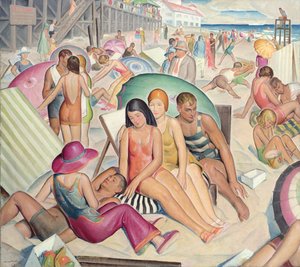 Sur la plage de Rehoboth, Delaware