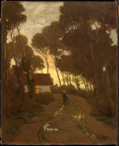 Crépuscule après la pluie