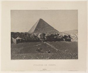 Egypte. Pyramide de Cheops - Nöel Marie Paymal Lerebours