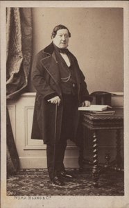 Portrait du compositeur Gioachino Antonio Rossini 1792-1868, avant 1868