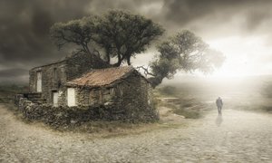 La vieille maison : un voyage dans la brume