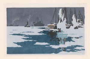 Vue de Bremerhaven - O. Droegl (signed by artist)