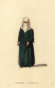 Femme turque de Constantinople (Istanbul), Empire ottoman