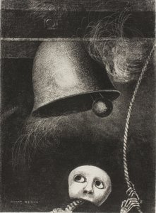 Un masque sonne le glas funèbre, planche trois de À Edgar Poe