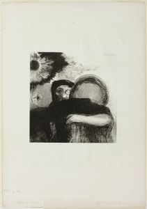 Un étrange jongleur, planche 5 de Hommage à Goya - Odilon Redon