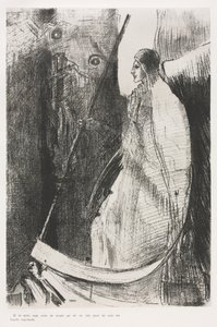 Et un autre ange sortit du temple qui est dans le ciel, ayant lui aussi une faucille tranchante - Odilon Redon