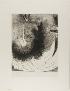 Et une grande étoile tomba du ciel, brûlant comme une lampe, planche 5 de 12 - Odilon Redon