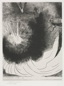 Et une grande étoile tomba du ciel, brûlant comme une lampe - Odilon Redon