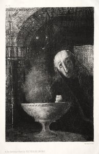 Et le chercheur était engagé dans une recherche infinie - Odilon Redon