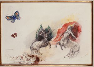 Bataille des Centaures - Odilon Redon