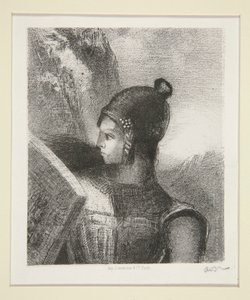 Brünnhilde, frontispice de La Revue Wagnerienne - Odilon Redon