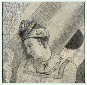 Buste de femme la tête penchée à gauche - Odilon Redon