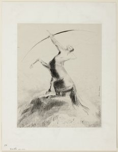 Centaure visant les nuages - Odilon Redon