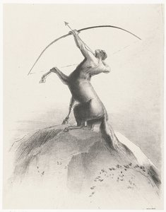 Centaure visant les Nues - Odilon Redon