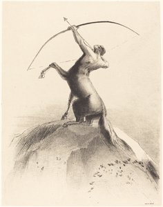 Centaur visant les nuages - Odilon Redon