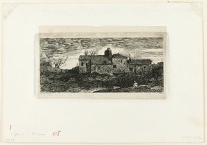 Chapelle et hospice de pèlerins à Harambeltz (Basses-Pyrénées) - Odilon Redon