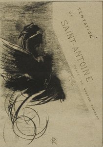 Couverture-Frontispice pour la Tentation de Saint Antoine - Odilon Redon