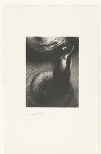 La Mort: Mon ironie dépasse toutes les autres! (Tentation de Saint-Antoine) - Odilon Redon