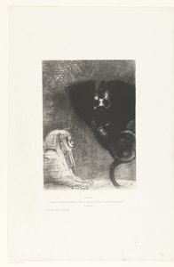 Le sphinx et la chimère (Tentation de Saint-Antoine) - Odilon Redon