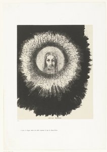 Et dans le disque même du soleil, rayonne le visage de Jésus-Christ - Odilon Redon