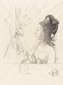 Profil de femme - Odilon Redon