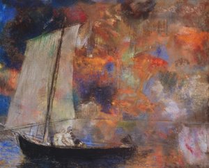 Nuages de fleurs, c.1903 - Odilon Redon
