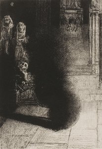 Frontispice pour Les Flambeaux noirs par Emile Verhaeren - Odilon Redon